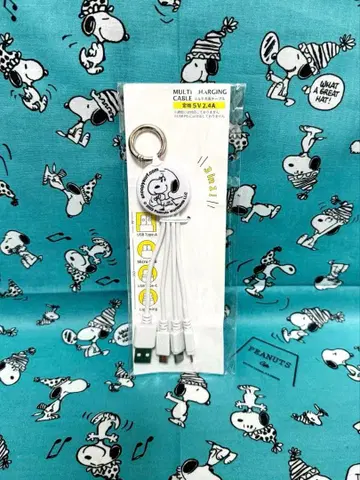 스누피 서프샵 멀티 충전 케이블