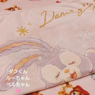 댄싱 스노우플레이크 담요 디즈니씨 더피&프렌즈