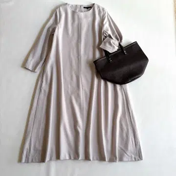 23구 울 조젯 A라인 원피스 빅 사이즈 44