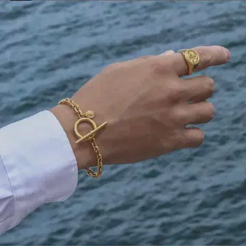 새상품급 LOSE FORD 316L 체인 팔찌 B29