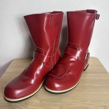 [미사용급] 와일드 윙 이글 천연 가죽 바이크 엔지니어 부츠 28cm