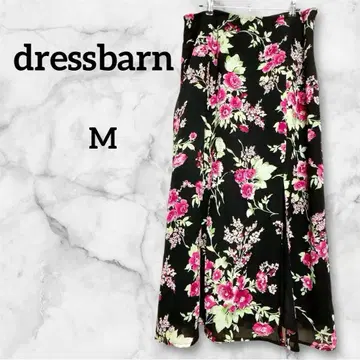 고품질 새상품급 dressbarn 여성용 플로럴 롱 스커트 [ M ]