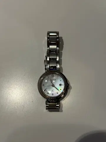 실버 스테인리스 스틸 쿼츠 손목시계