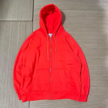 CAMBER 캠버 칠바스타 오렌지 풀 집업 후드티 M