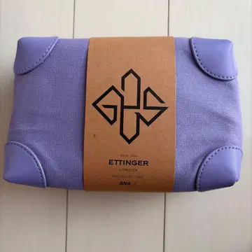 ANA 퍼스트 클래스 ETTINGER 트래블 파우치 라벤더