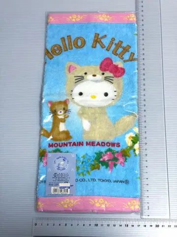 핸드 타월 헬로키티 고토치 야마 한정판 헤이세이 레트로 산리오 오코죠