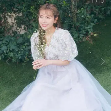 아리암 보타니컬 자수 카슈쿨 원피스