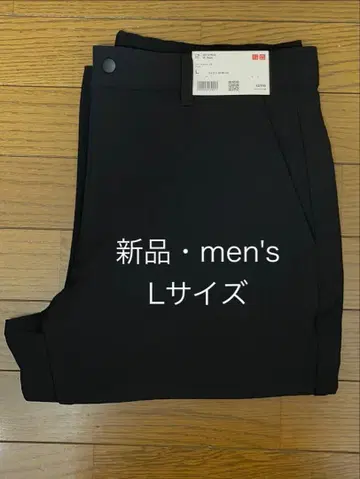 유니클로 웜 스트레치 팬츠 2025 모델 블랙 L 사이즈 새상품