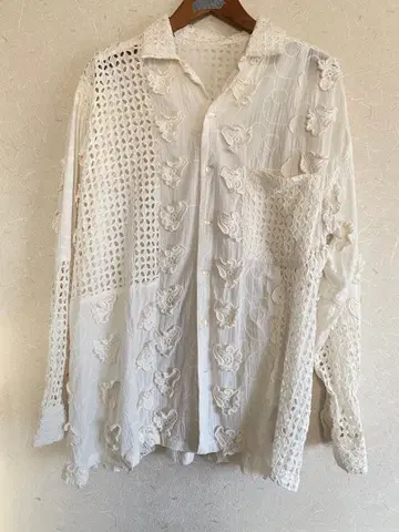 차이하네 쿠스미타 남성용 셔츠 화이트