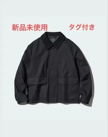 미사용 새상품 UNIQLO 유틸리티 숏 블루종 블랙