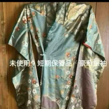 알뜰 럭셔리 금채색 후리소데 155cm-165cm 적용 사이즈