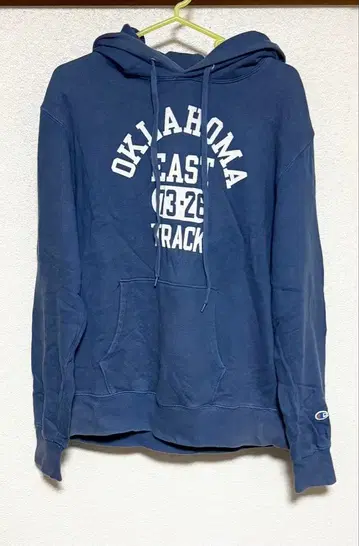 인기 상품 Champion 스웨트 후드티 L 사이즈 파란색