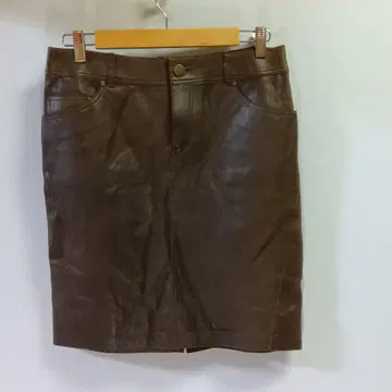 어도어 타이트 스커트 브라운 브라운 라무 38
