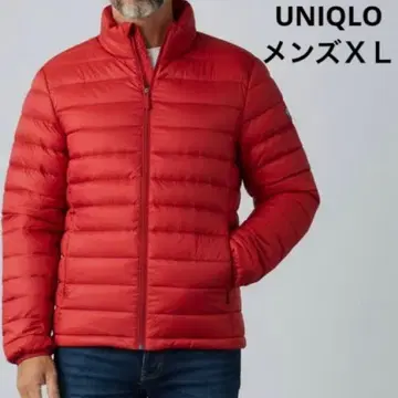 유니클로 울트라 라이트 다운 레드 다운 자켓 남성용 XL