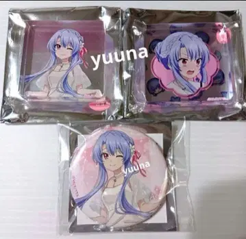 서머포켓 전시회 아크릴 블록 캔뱃지 카도카와 소라 3종 세트