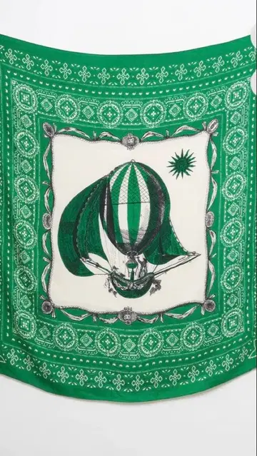 마니프리 <울 실크 스톨 120> 반다나 기구