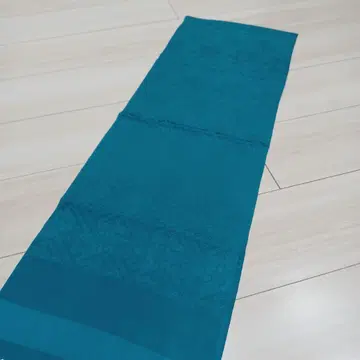 새상품 순수 실크 일본제! 인기 색상 터콰이즈 고급 오비 장식 천