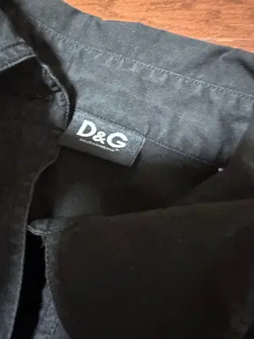 D&G 셔츠 블랙