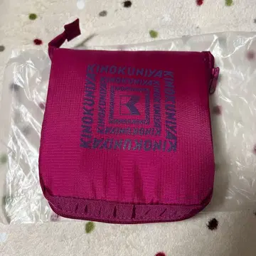 기노쿠니야 접이식 보냉백 로즈 핑크