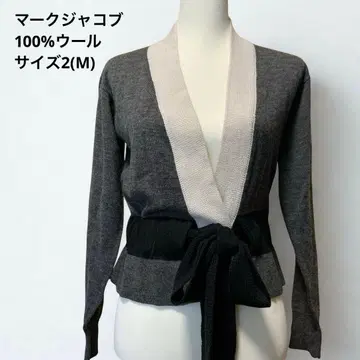 마크 제이콥스 100% 울 긴팔 프론트 오픈 상의 사이즈 2