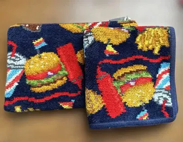 페이러 햄버거 파우치 [ 시부야 히카리에 한정판 ] & 손수건