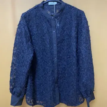 LEPSIM 다크 블루 긴팔 셔츠 F