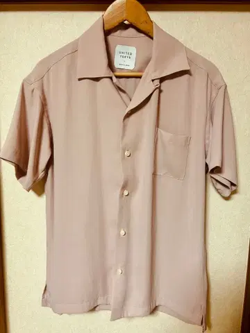 UNITED TOKYO 반팔 셔츠 사이즈 1 핑크