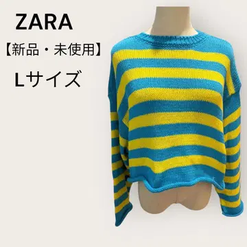 ZARA 자라 스웨터 새상품 미사용 택 포함 보더 겨울 의류 가을 옷