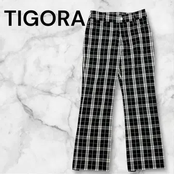 [ 새상품급 ] 티고라 체크 팬츠 골프 9호