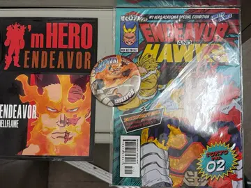 엔데버 캔뱃지 스티커 코믹 부록 포함