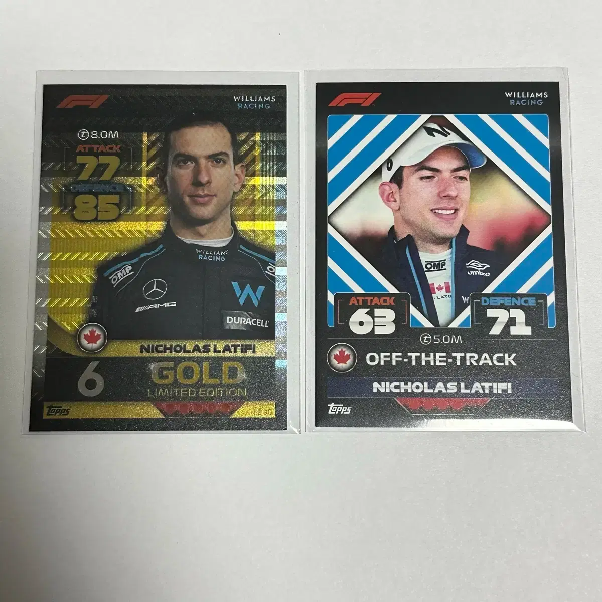 2022 F1 Tops Card Nicolas Lapierre, Valtteri Bottas, Esteban Ocon