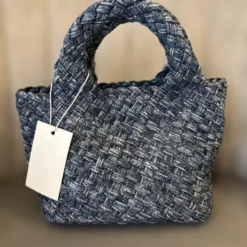 데님 원단 미니 숄더백