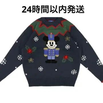 디즈니 크리스마스 미키 스웨터 미개봉 새상품