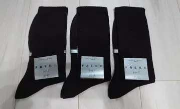 FALKE No.7 메리노울 리브 하이삭스 41-42 브라운