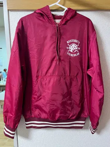 HYSTERIC GLAMOUR 나일론 자켓 Medium 와인 레드