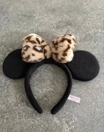 디즈니 머리띠 레오파드 무늬