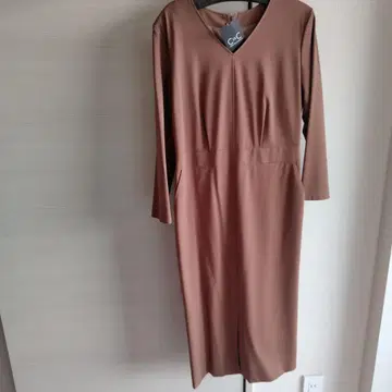 택 포함 새상품 초특가 쿠 드 샹스 긴팔 미라인 원피스 36