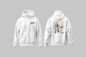 한정 생산 에구치 히사시 x Gibson 콜라보 후드티