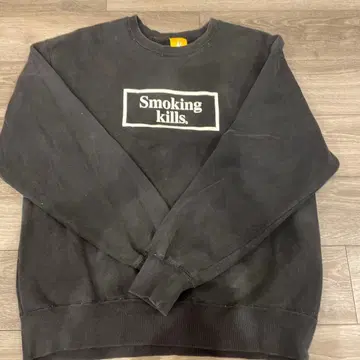 #FR2 Smoking kills. 맨투맨 블랙