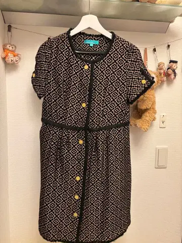 minitension 꽃무늬 반팔 원피스 S 사이즈