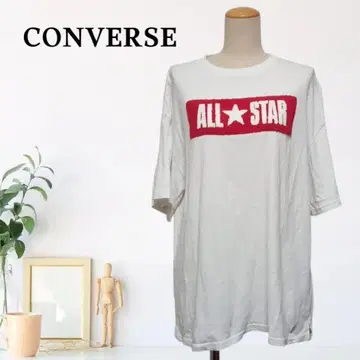 zB497 [ M ] 컨버스 컷오프 티셔츠 로고 프린트 캐주얼