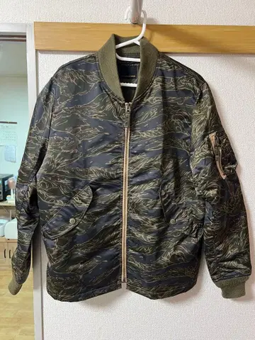 HYSTERIC GLAMOUR MA-1 자켓 카모 패턴