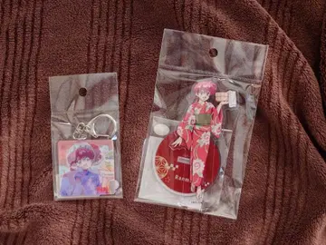 란마 1/2 체인지 키링 클리어 파일 세트