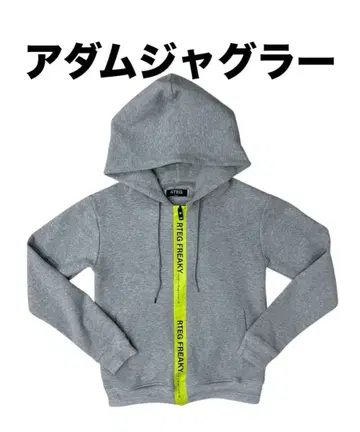 아담 저글러 RTEG 그레이 후드티 S 집업 네온 후디