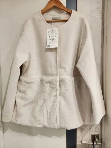 XL LL 노카라 퍼 코트 빅 사이즈