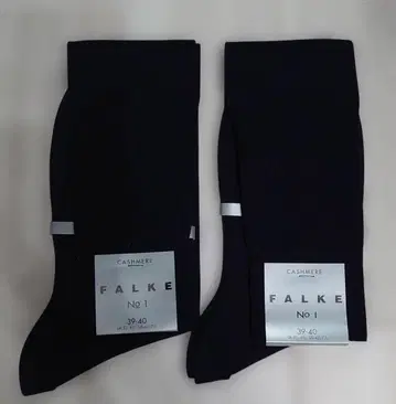 FALKE No. 1 캐시미어 하이삭스 39-40 블루