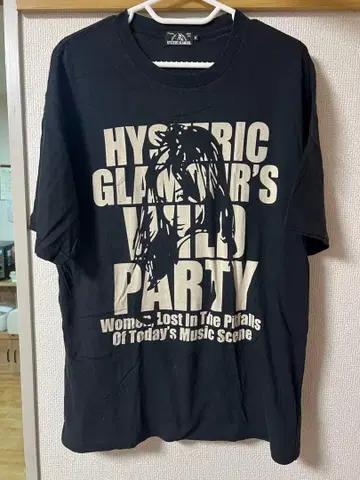 HYSTERIC GLAMOUR 블랙 T셔츠 M