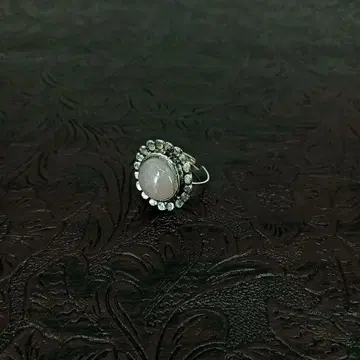 빈티지 실버 플라워 앤티크 레트로 반지 10호