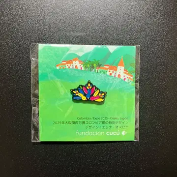 만박 컬럼비아관 핀 배지 1개 EXPO2025 오사카 간사이만박