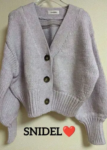 SNIDEL 로게이지 가디건